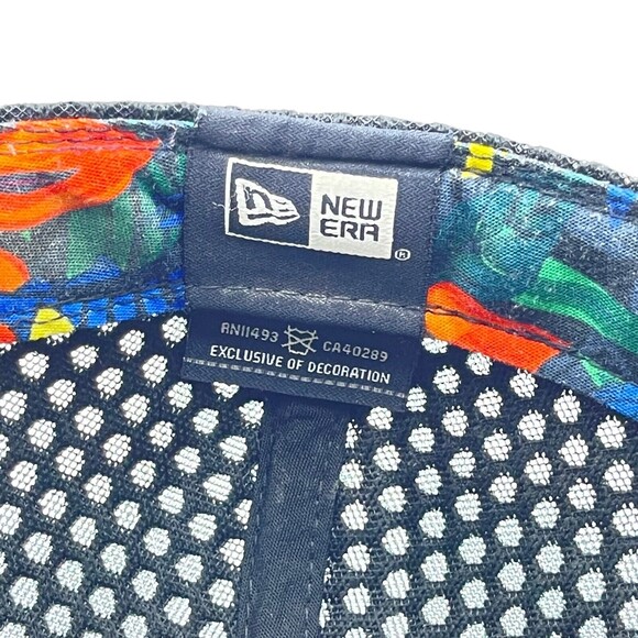 Pitsburg Pirates 2017 ASG Fitted Hat New Era Weaved Black Floral Size 7 - Picture 6 of 6